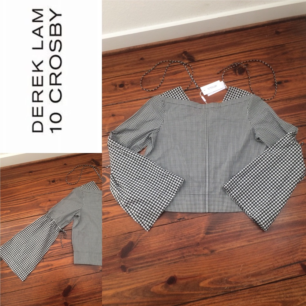 Derek lam 10 Crosby bell Sleeve Top